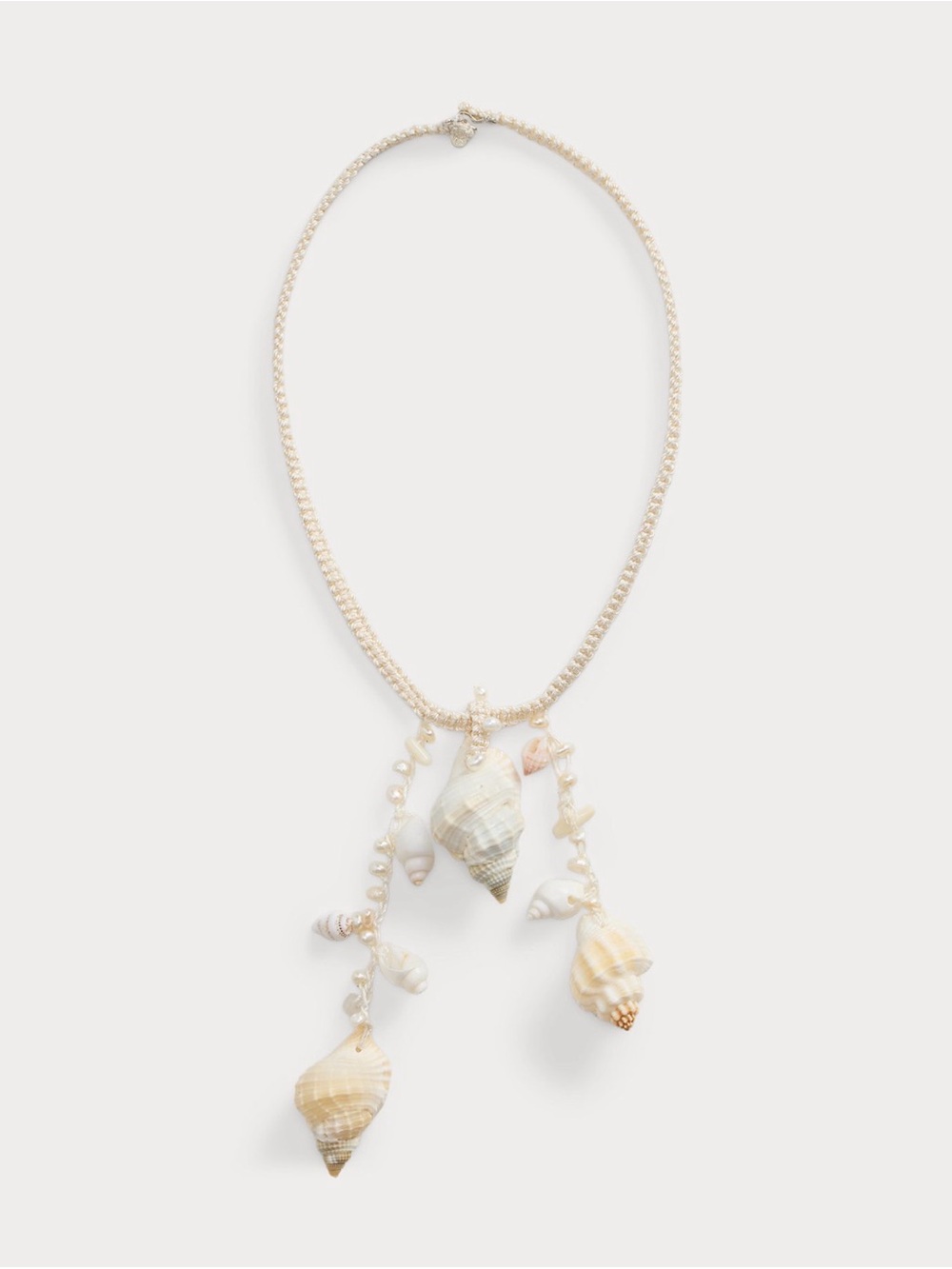 Ralph Lauren Collection | NWT Triple-Shell Drop Crochet Necklace